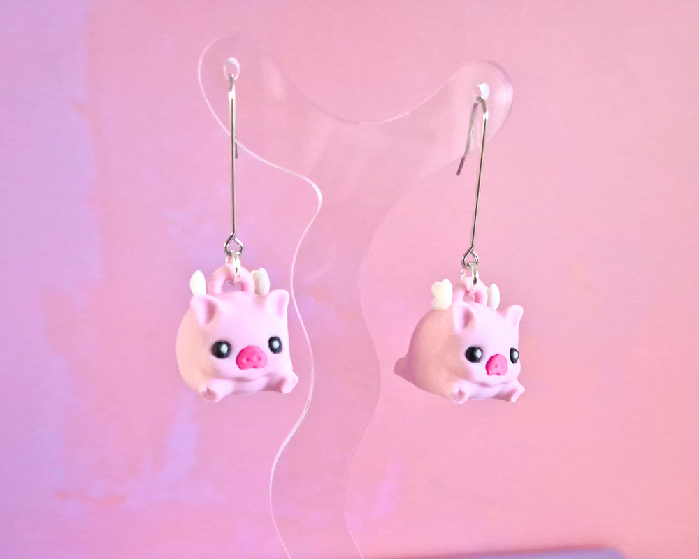 Flying Pig Earrings
