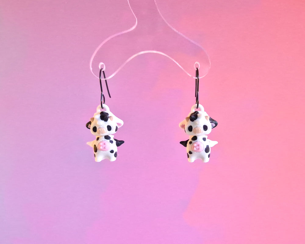 Lil' Cow Earrings