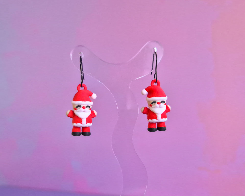 Santa Earrings