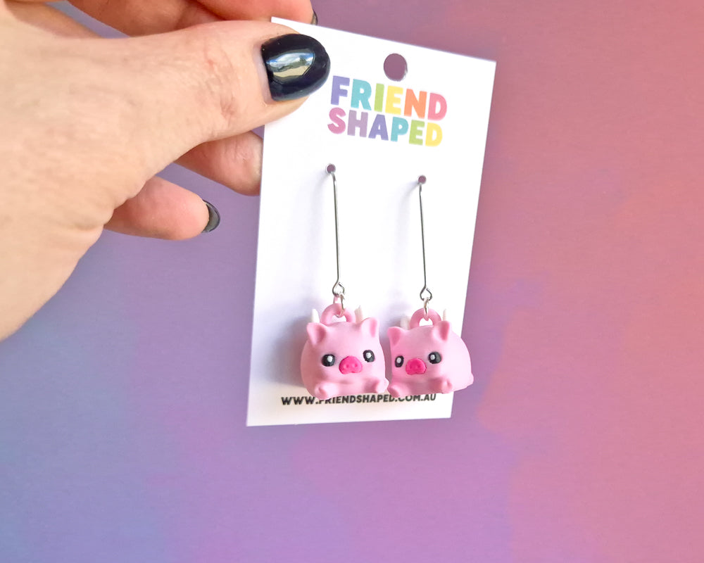 Flying Pig Earrings