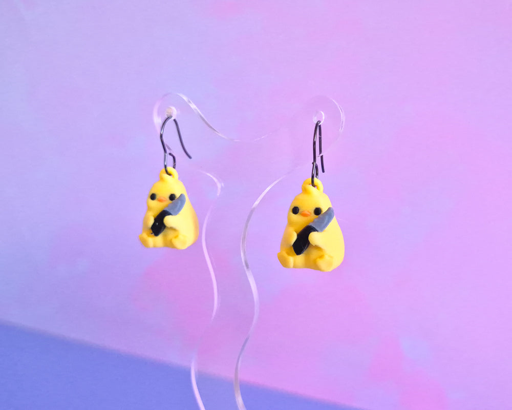 Stabby Chick Earrings