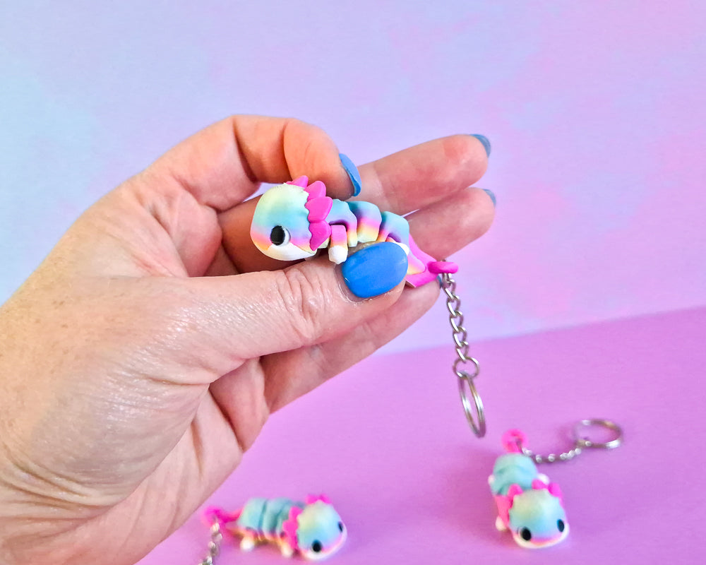 Axolotl Keychain