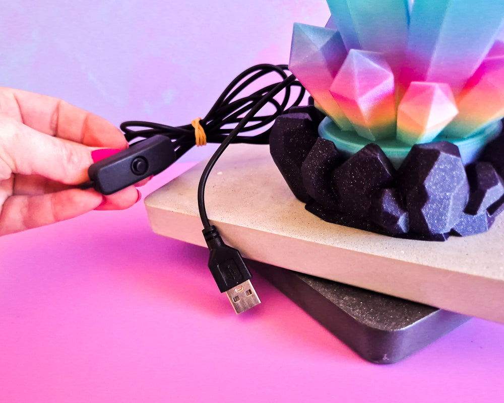 Rainbow Crystal Lamp