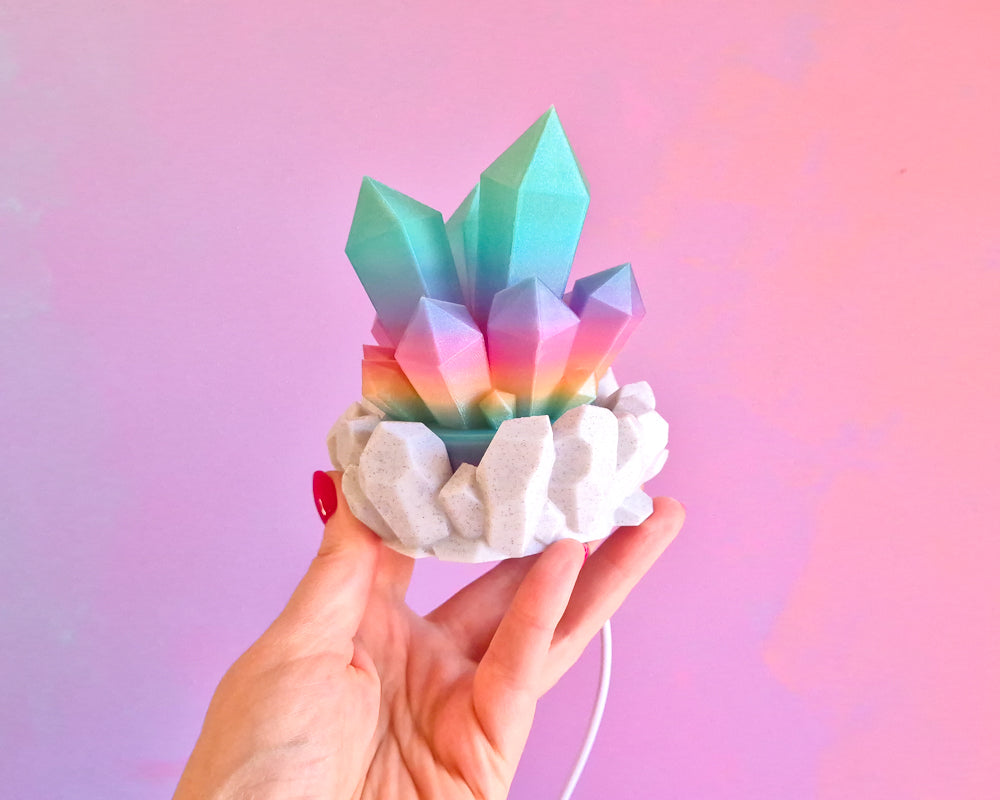 Rainbow Crystal Lamp