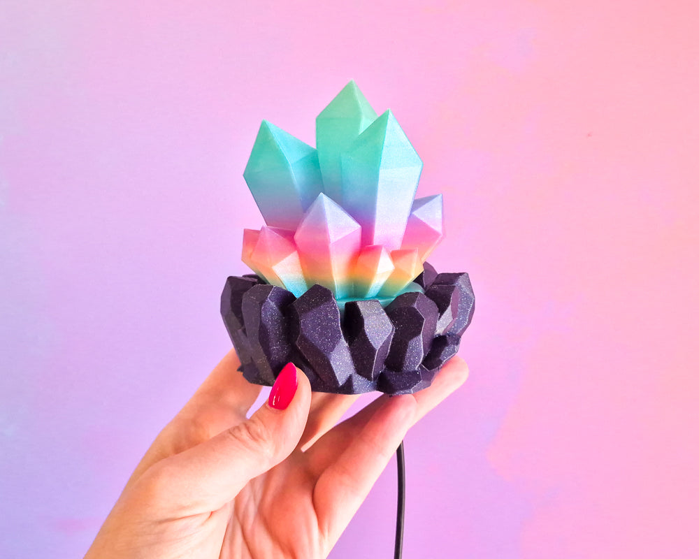 Rainbow Crystal Lamp