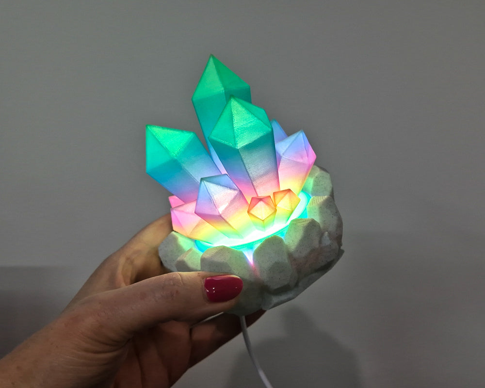 Rainbow Crystal Lamp