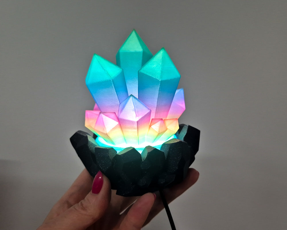 Rainbow Crystal Lamp