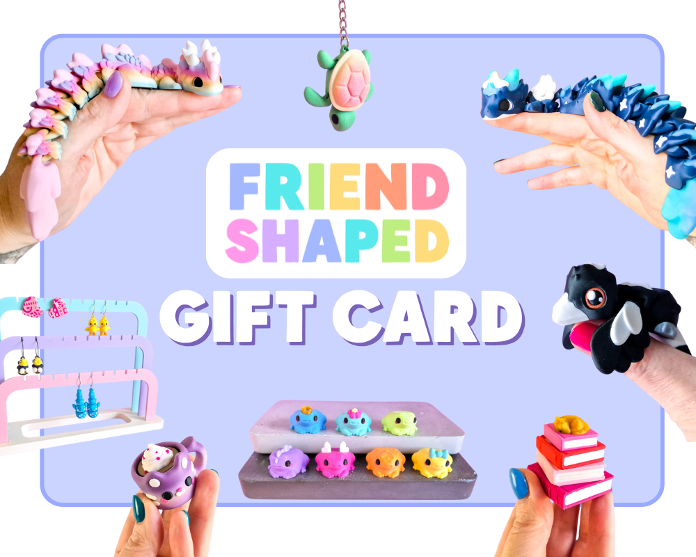 Friend Shaped Gift Card