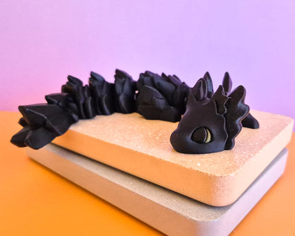 Large Rocky Dragon [Black]