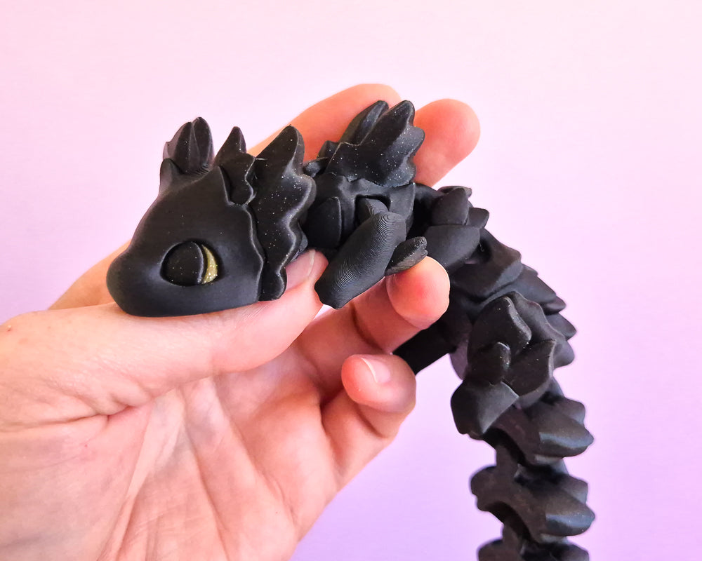 Large Rocky Dragon [Black]