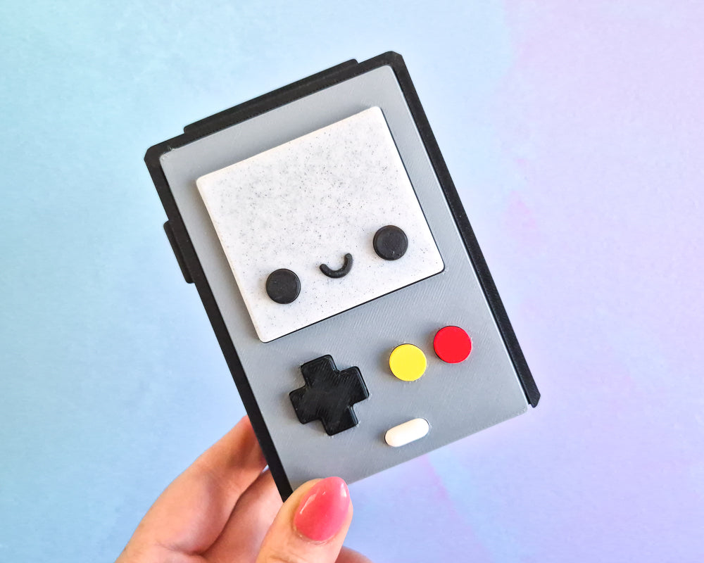 Retro Gameboy Container [Greys]
