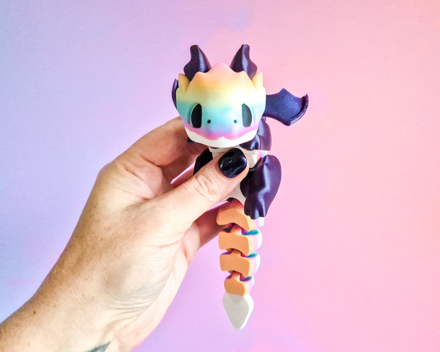 Large Georgie Dragon [Rainbow]