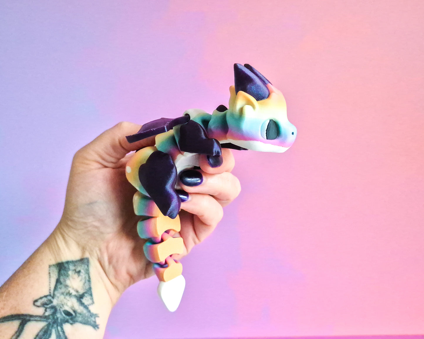 Large Georgie Dragon [Rainbow]