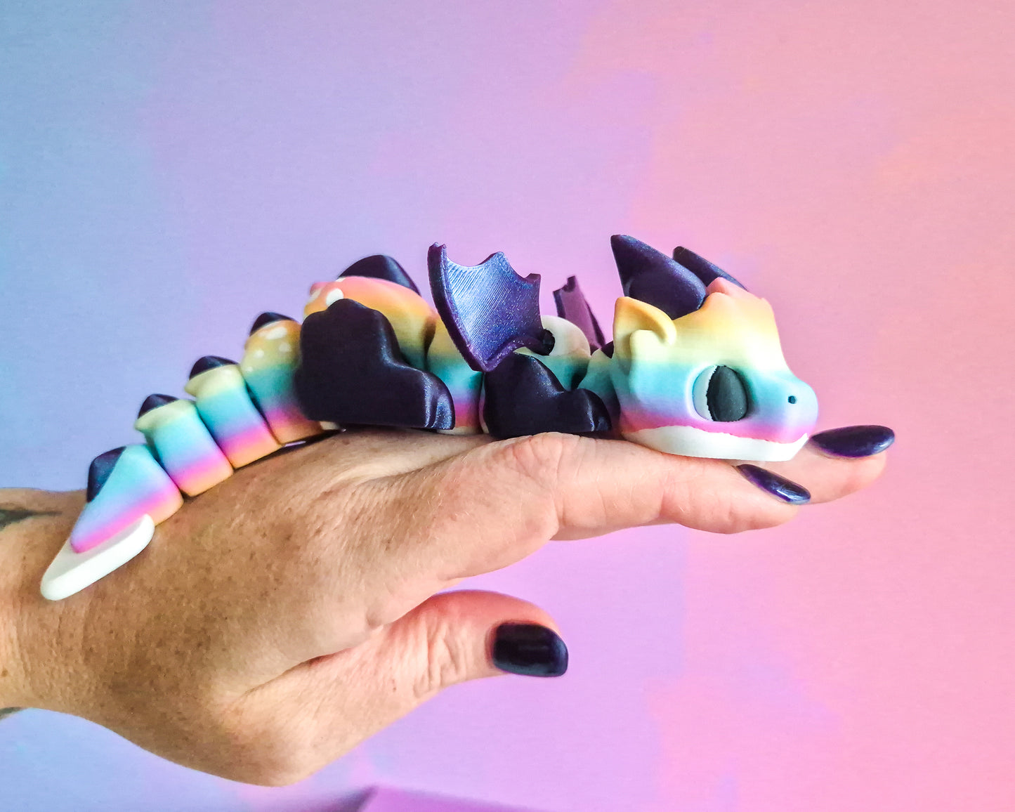 Large Georgie Dragon [Rainbow]