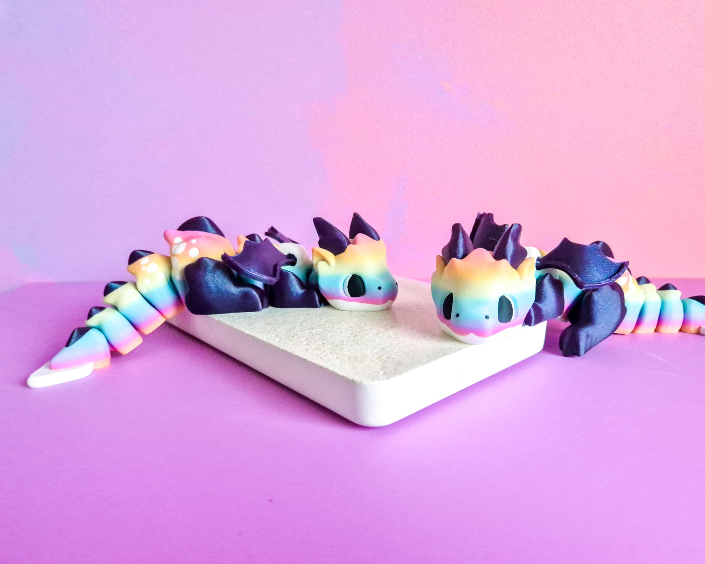 Large Georgie Dragon [Rainbow]
