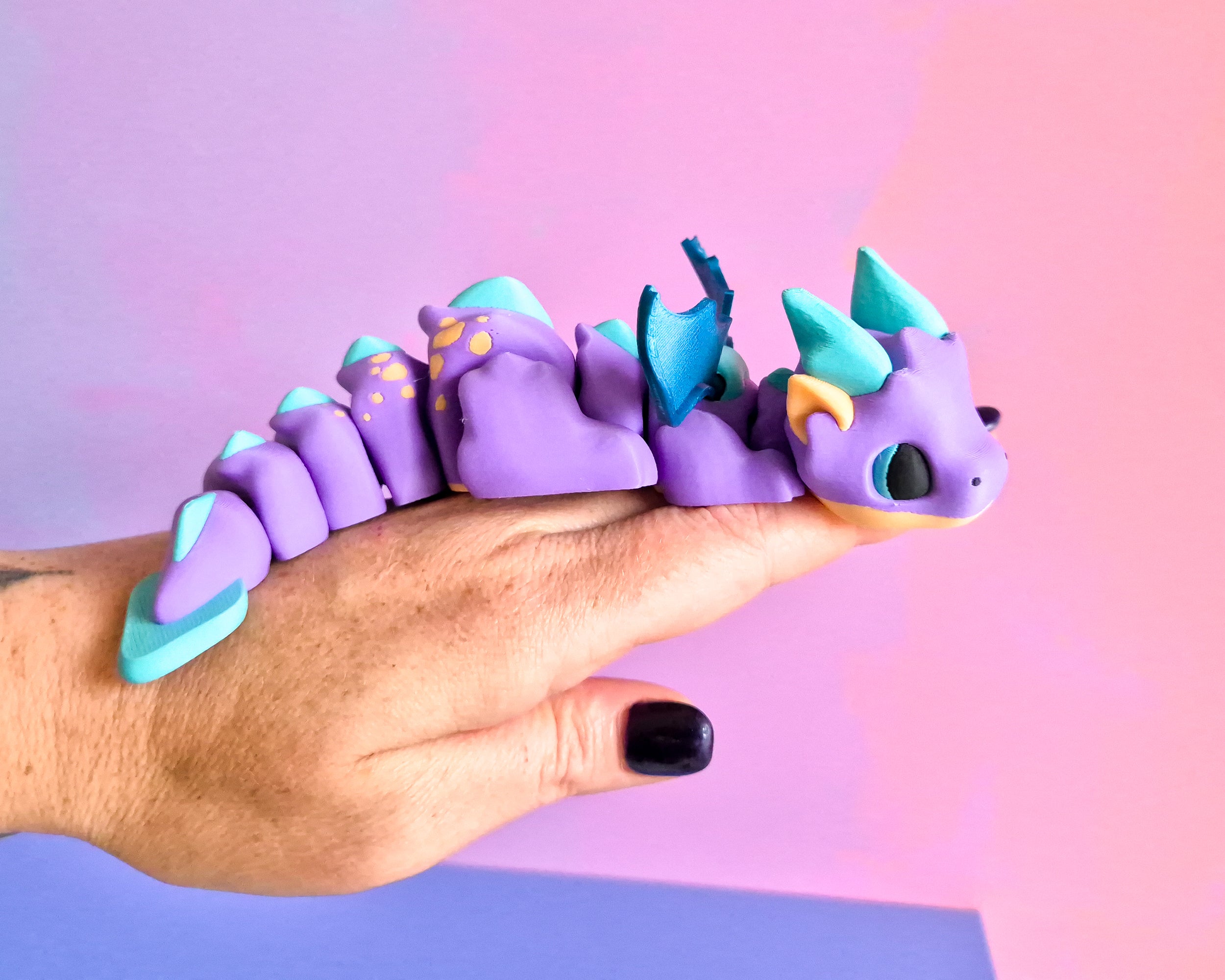 Large Georgie Dragon [Purple] – Friend Shaped