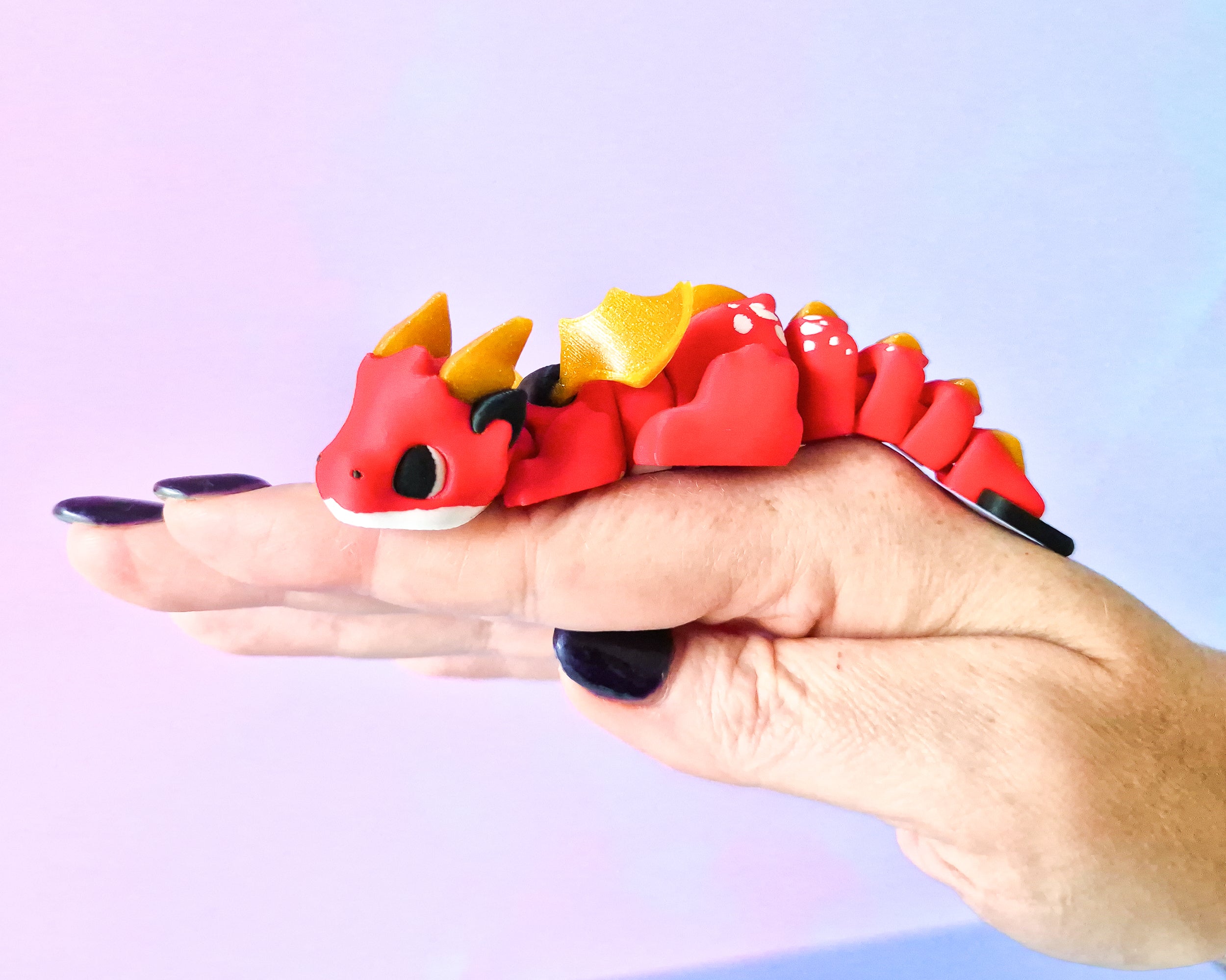 Small Georgie Dragon [Red] – Friend Shaped