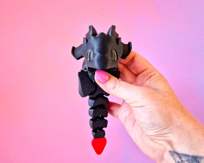 Large Georgie Dragon [Black]