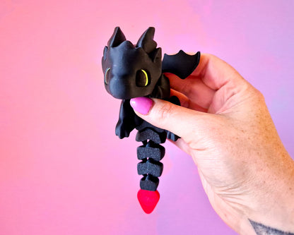 Large Georgie Dragon [Black]