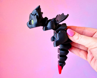 Large Georgie Dragon [Black]