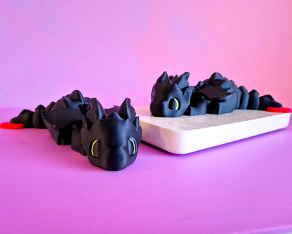 Large Georgie Dragon [Black]