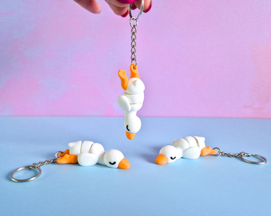 Sleepy Goose Keychain