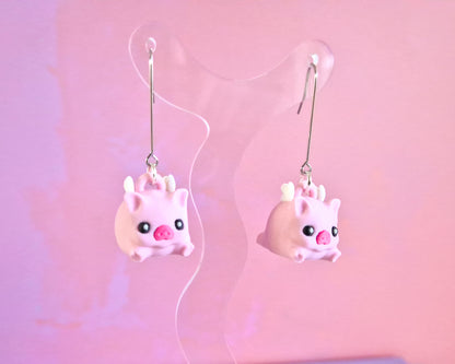 Flying Pig Earrings