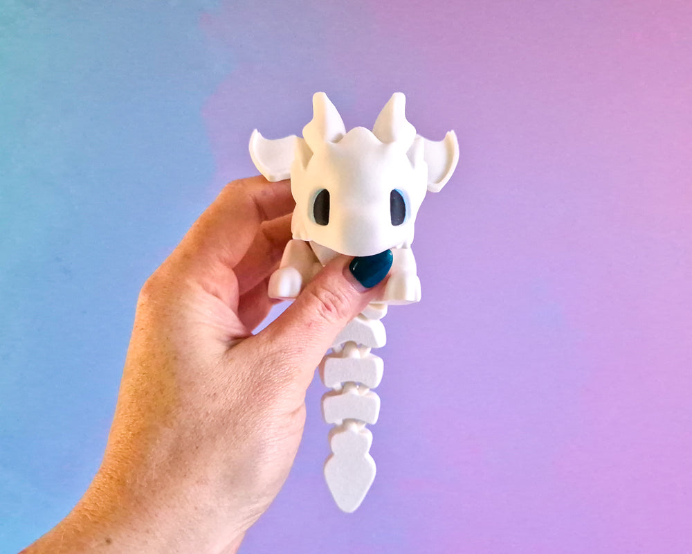 Large Georgie Dragon [White]