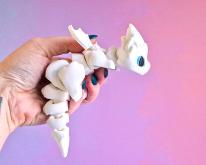 Large Georgie Dragon [White]