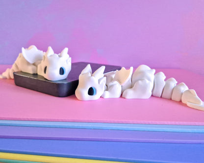 Large Georgie Dragon [White]