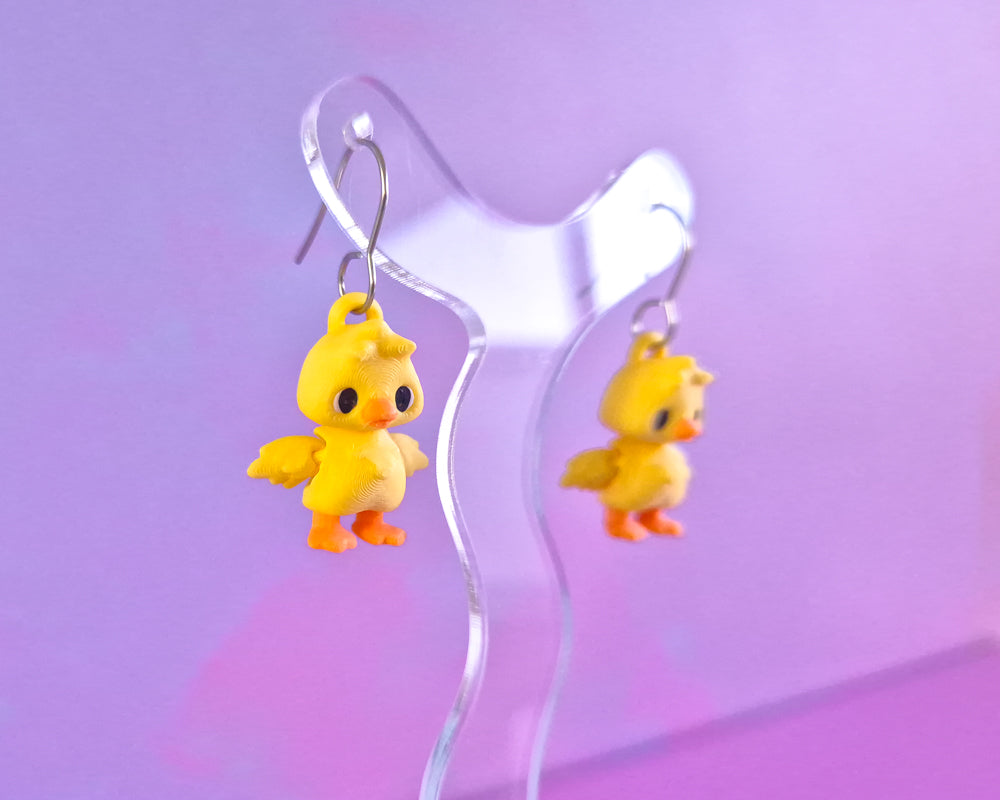 Baby Duck Earrings