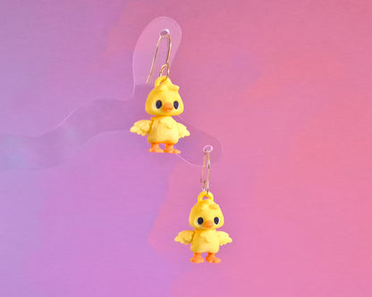 Baby Duck Earrings