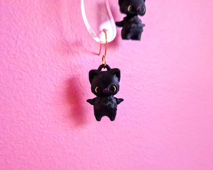 Black Cat Earrings