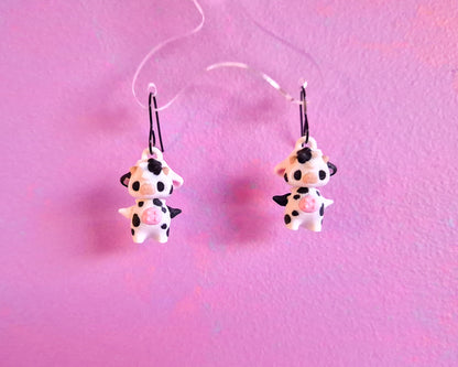 Lil' Cow Earrings