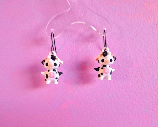 Lil' Cow Earrings