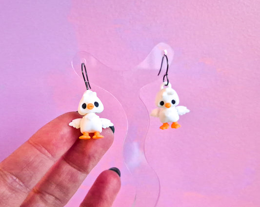Baby Goose Earrings