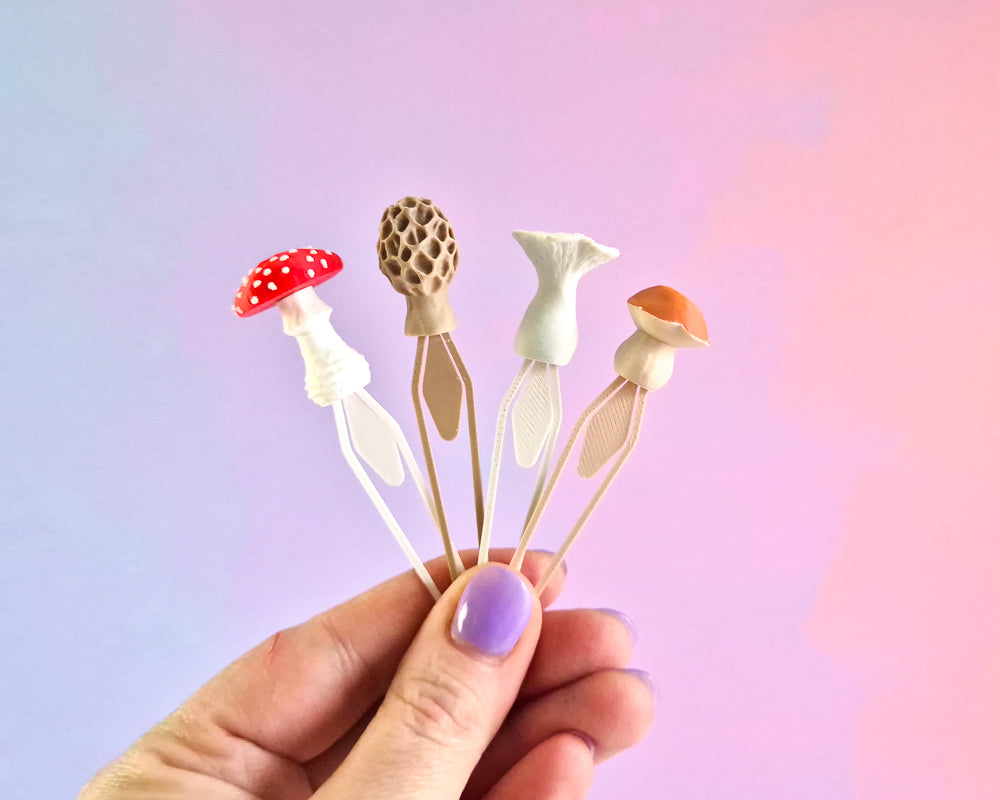 Classic Mushroom Bookmarks
