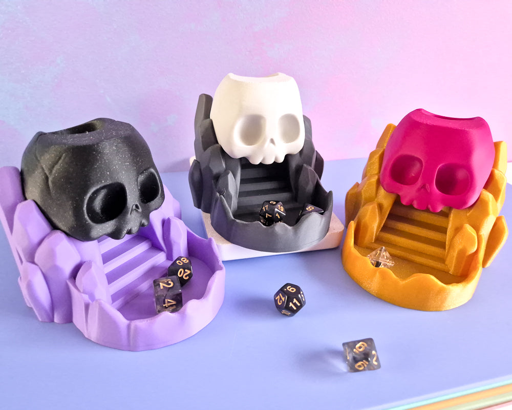 Skull & Stairs Dice Tower