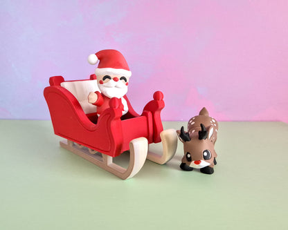 Santa, Rudolph & Sleigh Bundle