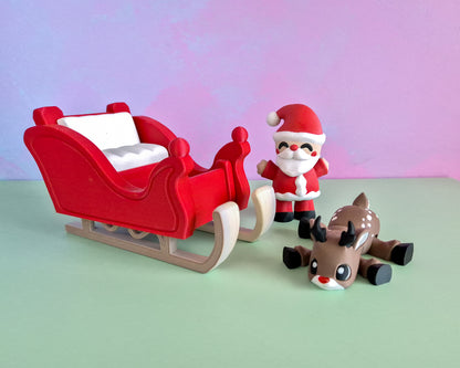 Santa, Rudolph & Sleigh Bundle
