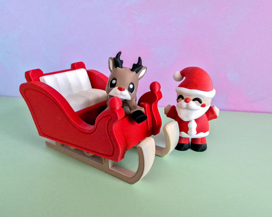 Santa, Rudolph & Sleigh Bundle