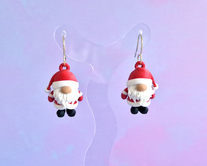 Santa Gnome Earrings
