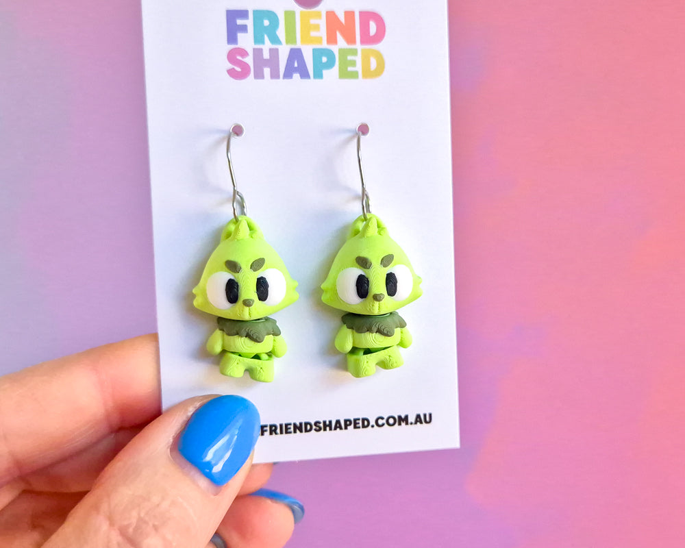 Baby Grinch Earrings