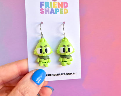 Baby Grinch Earrings