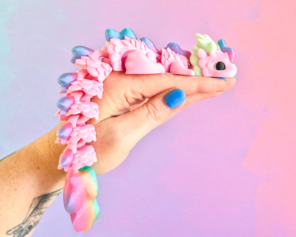 Large Kaida Dragon  [Pink Rainbow]