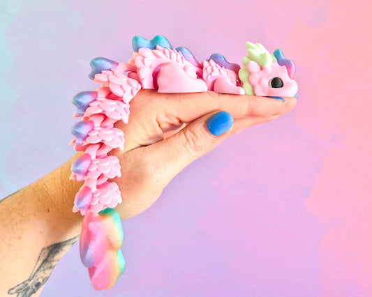 Large Kaida Dragon  [Pink Rainbow]
