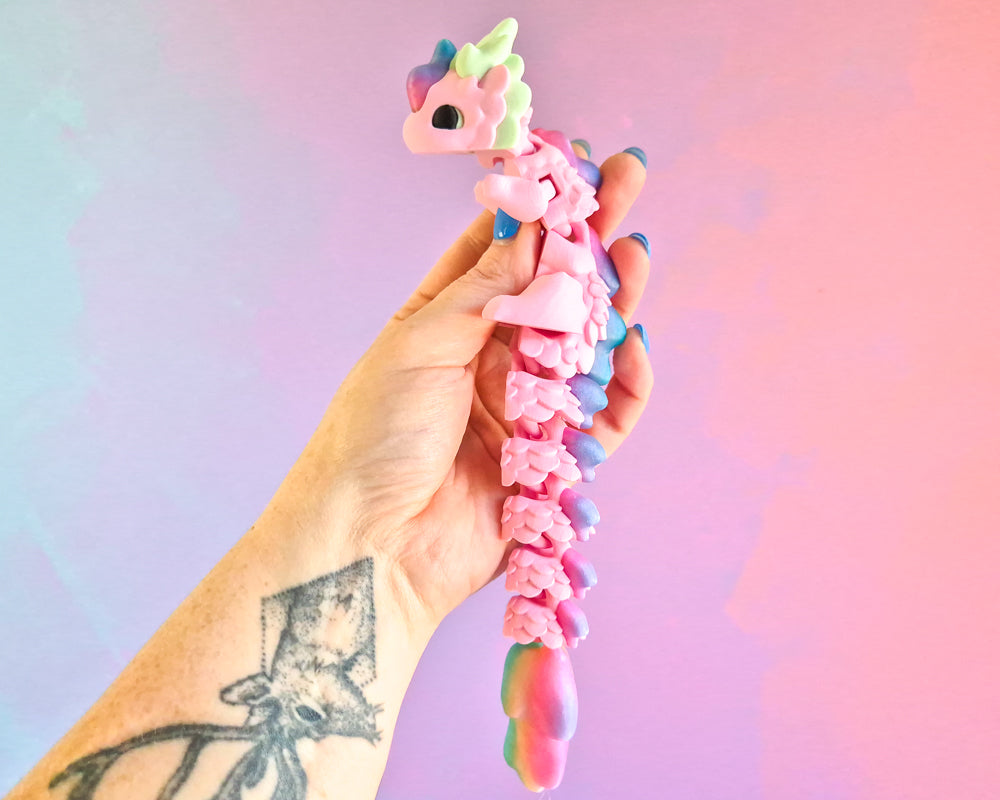Large Kaida Dragon  [Pink Rainbow]