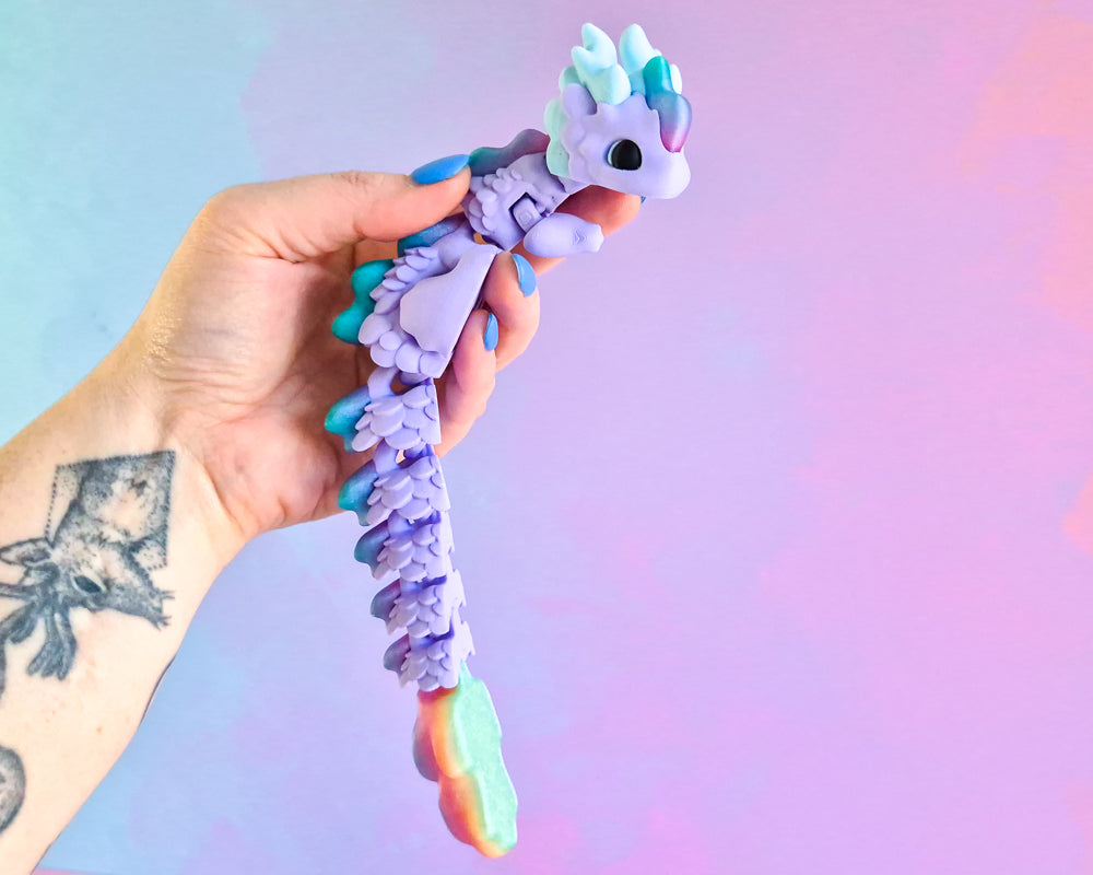Large Kaida Dragon  [Lilac Rainbow]