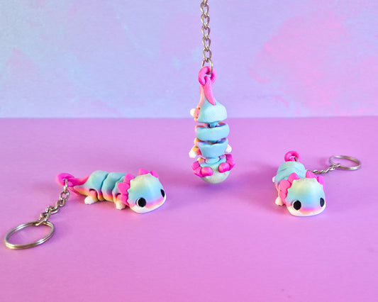 Axolotl Keychain