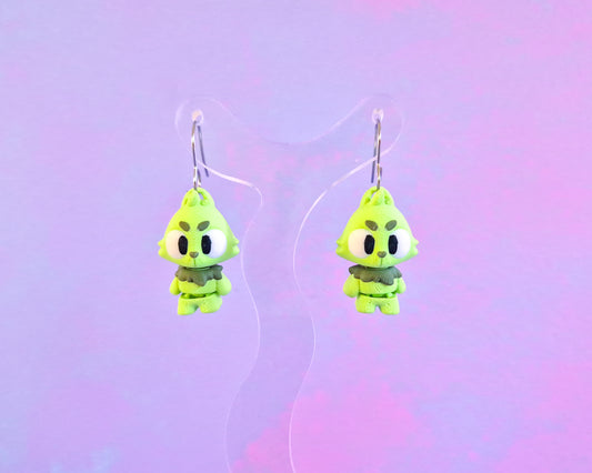 Baby Grinch Earrings